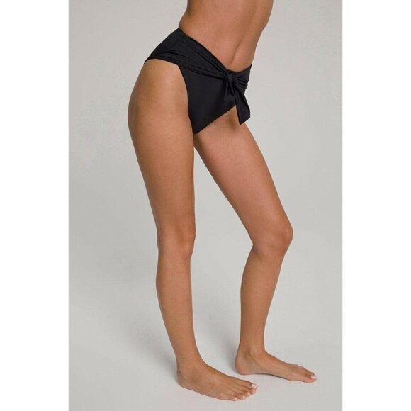 Good American Waist Cincher Bikini Bottom in Black 0 XSmall New swimsuit - Picture 3 of 12